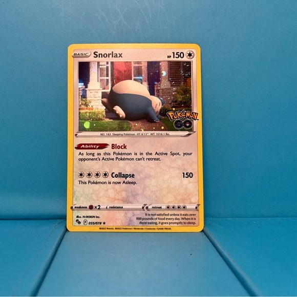 ⭐️ Pokémon TCG - Pokemon Go - SWSH234 Pikachu Cosmos and 055/078 Snorlax Cosmos - Picture 4 of 4